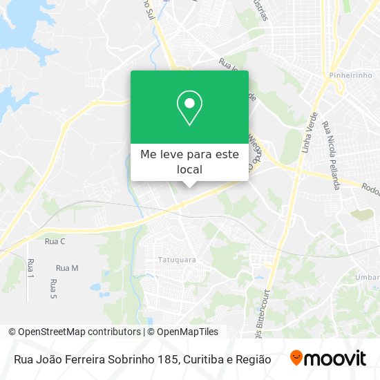 Rua João Ferreira Sobrinho 185 mapa