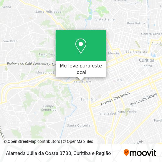 Alameda Júlia da Costa 3780 mapa