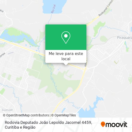 Rodovia Deputado João Lepoldo Jacomel 4459 mapa