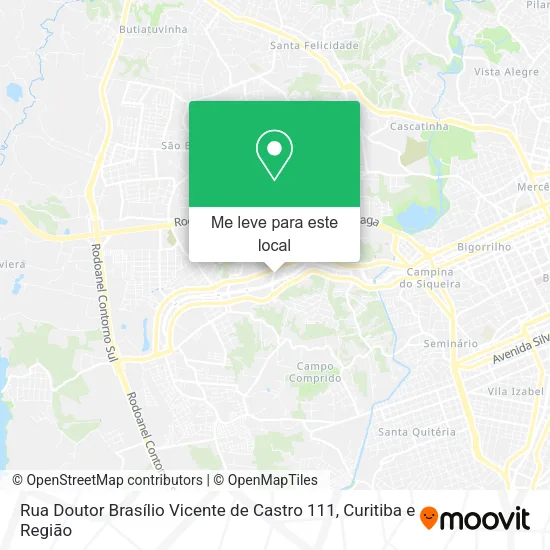 Rua Doutor Brasílio Vicente de Castro 111 mapa