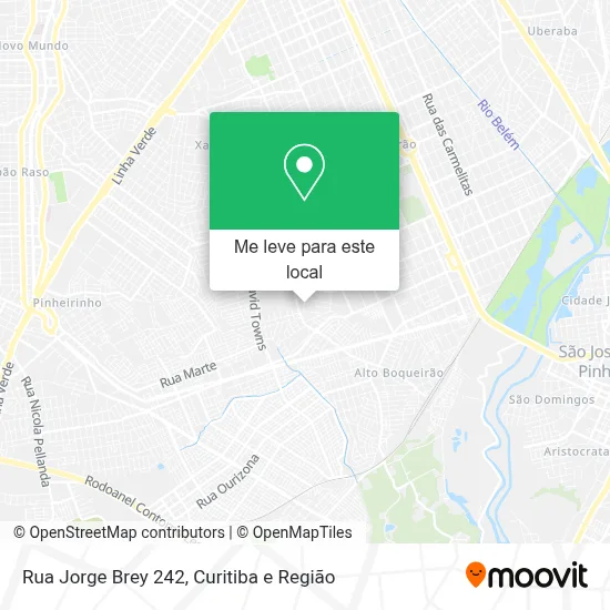 Rua Jorge Brey 242 mapa