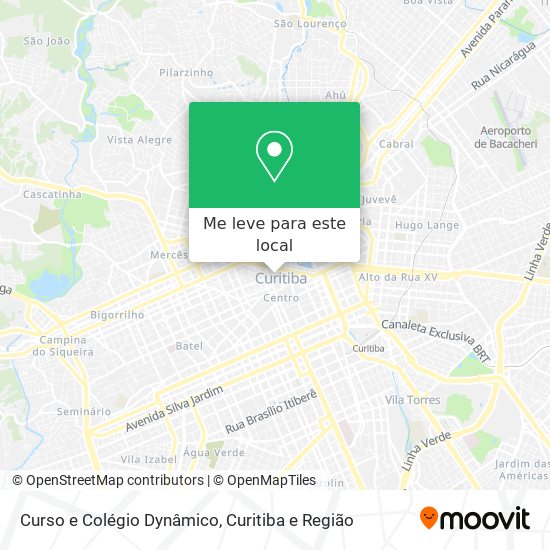 Curso e Colégio Dynâmico mapa