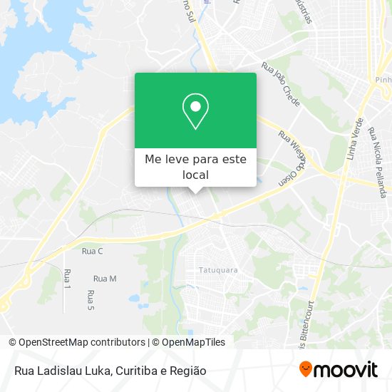 Rua Ladislau Luka mapa