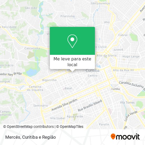 Mercês mapa