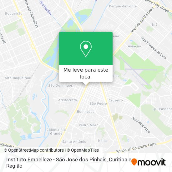 Instituto Embelleze - São José dos Pinhais mapa