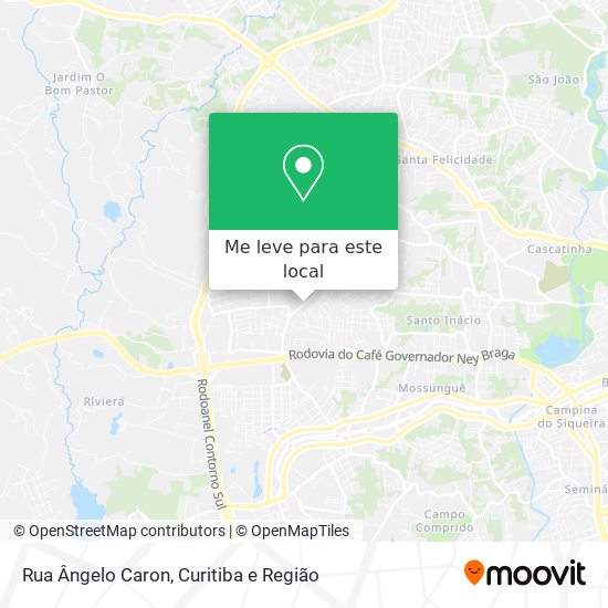 Rua Ângelo Caron mapa