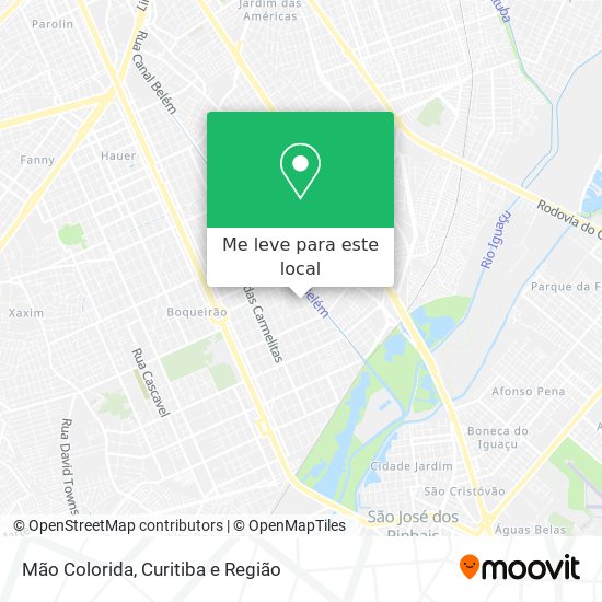 Mão Colorida mapa