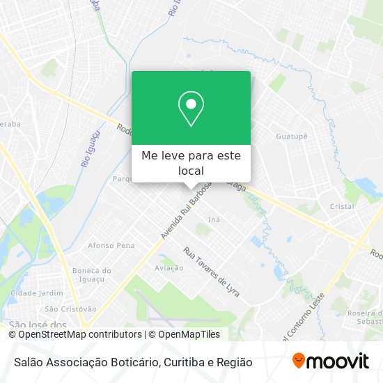 Salão Associaçāo Boticário mapa