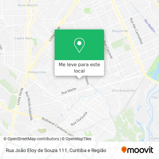 Rua João Eloy de Souza 111 mapa