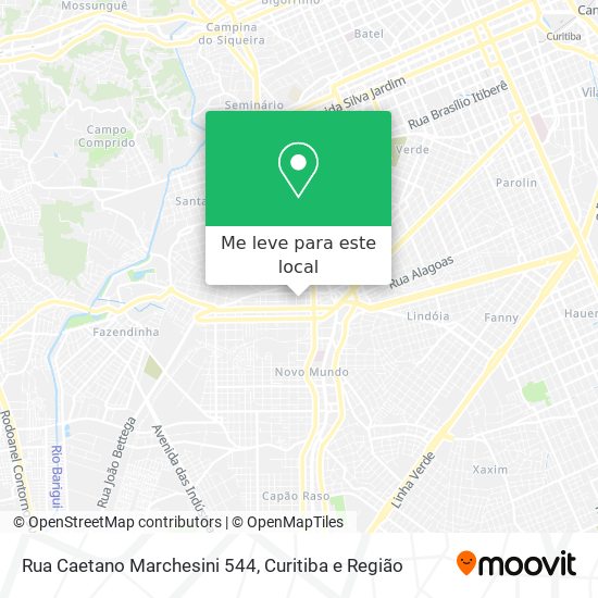 Rua Caetano Marchesini 544 mapa