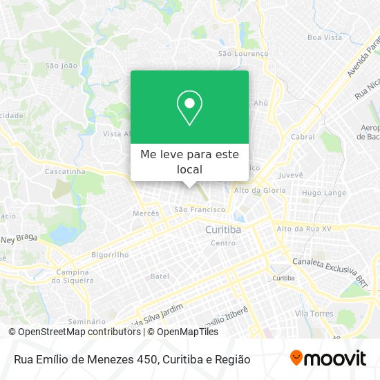 Rua Emílio de Menezes 450 mapa