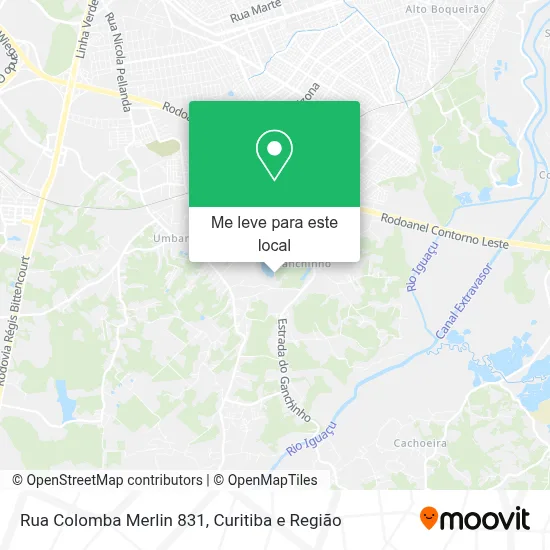 Rua Colomba Merlin 831 mapa