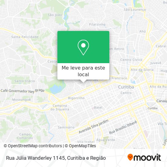 Rua Júlia Wanderley 1145 mapa