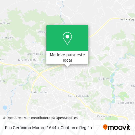 Rua Gerônimo Muraro 1644b mapa