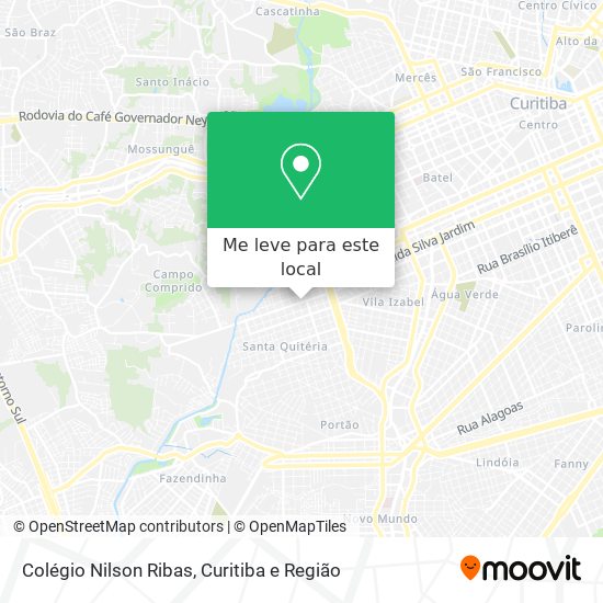 Colégio Nilson Ribas mapa