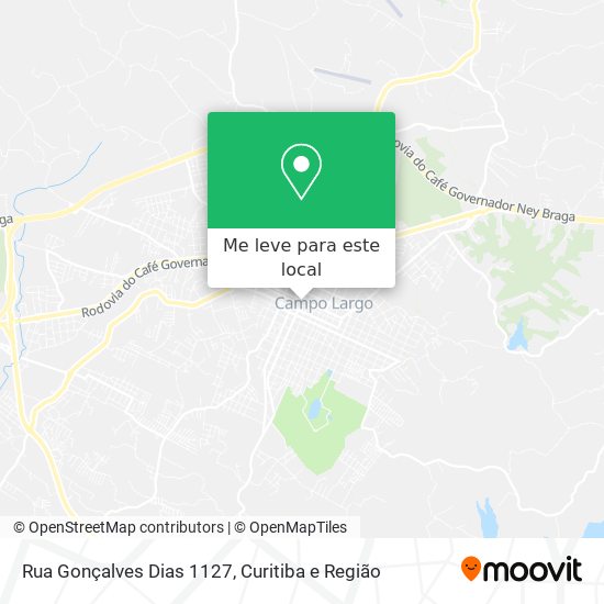 Rua Gonçalves Dias 1127 mapa