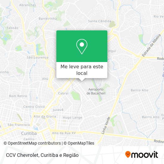 CCV Chevrolet mapa