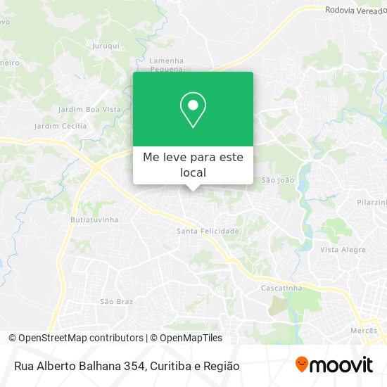 Rua Alberto Balhana 354 mapa