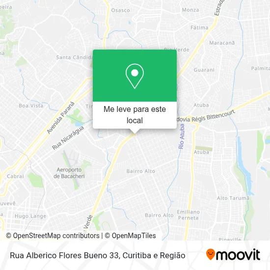 Rua Alberico Flores Bueno 33 mapa