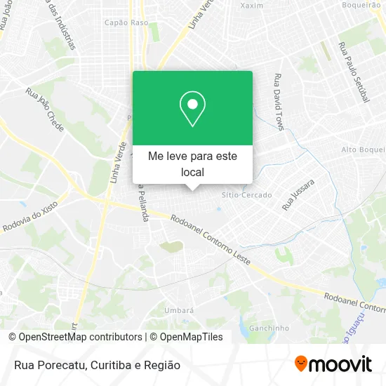Rua Porecatu mapa