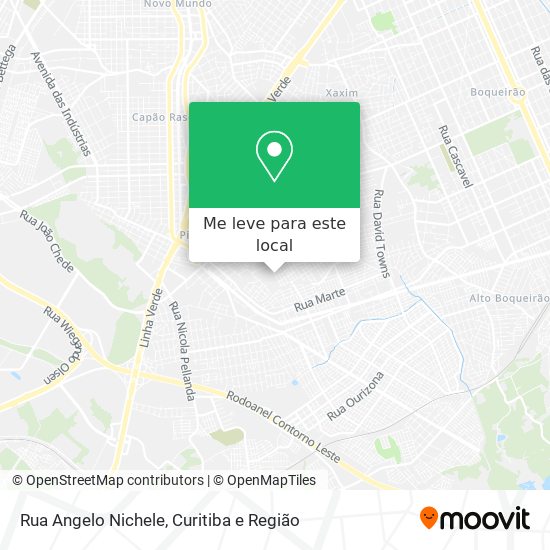 Rua Angelo Nichele mapa