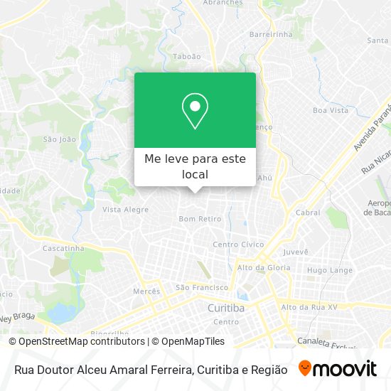 Rua Doutor Alceu Amaral Ferreira mapa