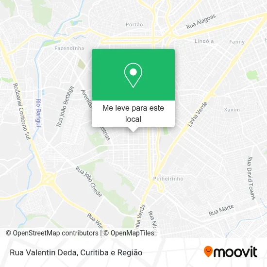 Rua Valentin Deda mapa
