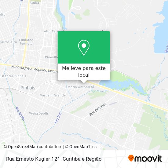 Rua Ernesto Kugler 121 mapa