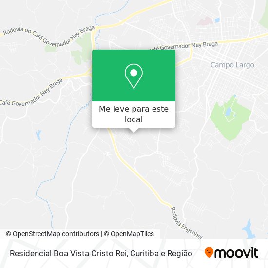 Residencial Boa Vista Cristo Rei mapa