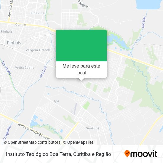 Instituto Teológico Boa Terra mapa