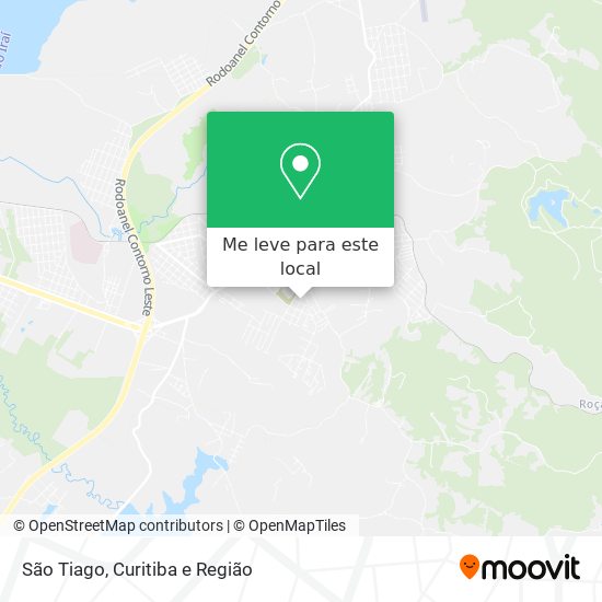 São Tiago mapa