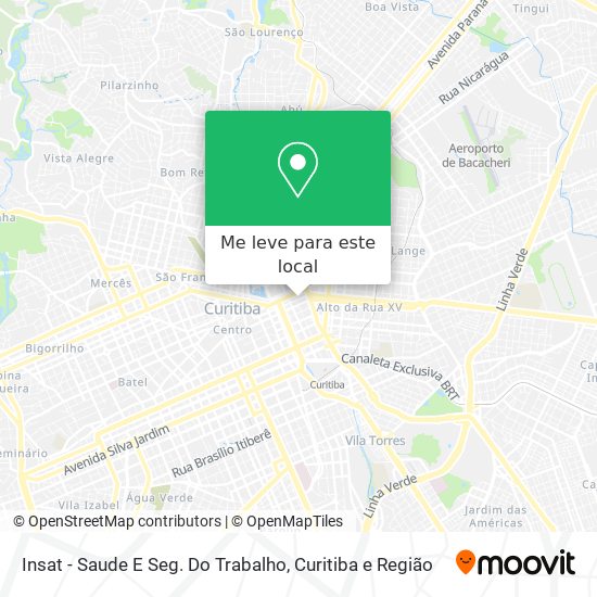 Insat - Saude E Seg. Do Trabalho mapa