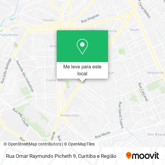 Rua Omar Raymundo Picheth 9 mapa