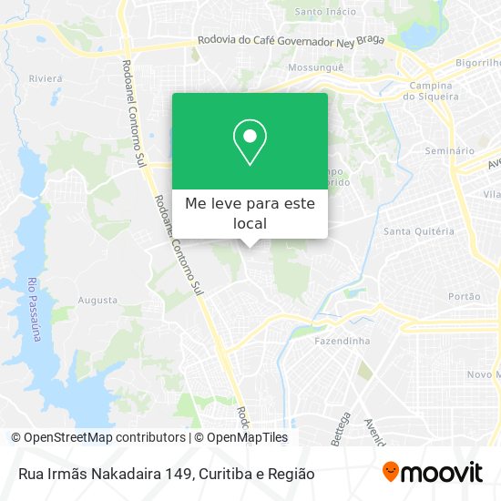 Rua Irmãs Nakadaira 149 mapa