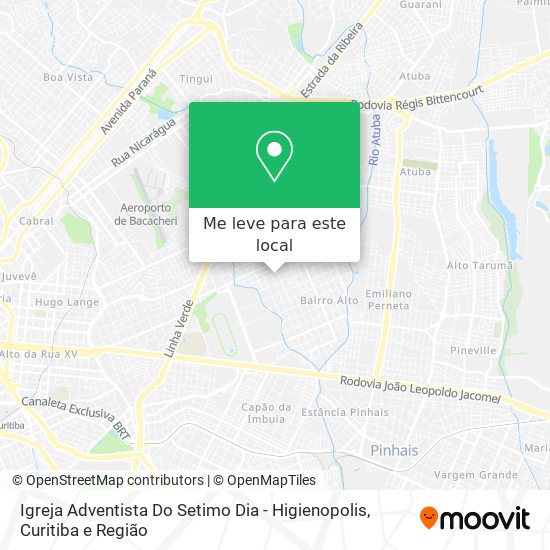 Igreja Adventista Do Setimo Dia - Higienopolis mapa