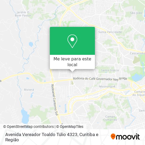 Avenida Vereador Toaldo Túlio 4323 mapa