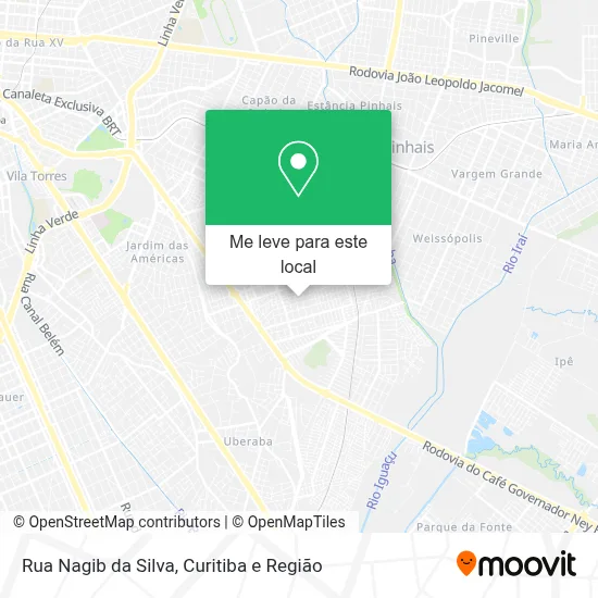 Rua Nagib da Silva mapa