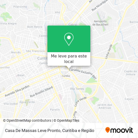 Casa De Massas Leve Pronto mapa
