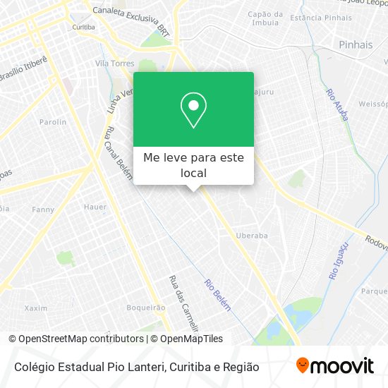 Colégio Estadual Pio Lanteri mapa