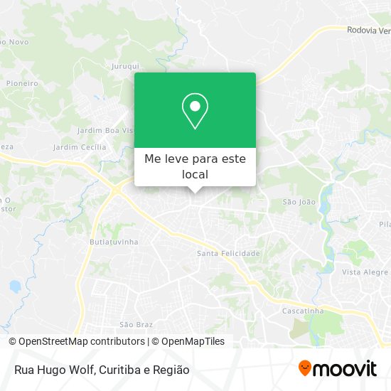 Rua Hugo Wolf mapa
