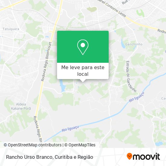 Rancho Urso Branco mapa