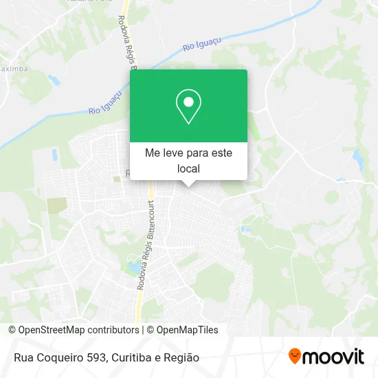 Rua Coqueiro 593 mapa