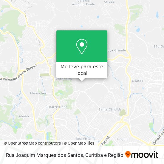 Rua Joaquim Marques dos Santos mapa