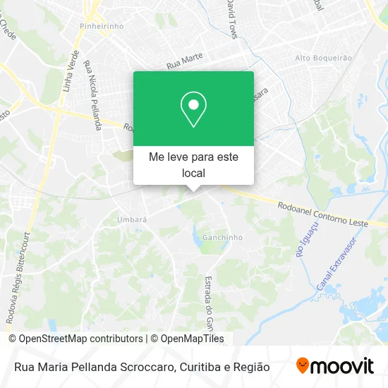 Rua Maria Pellanda Scroccaro mapa
