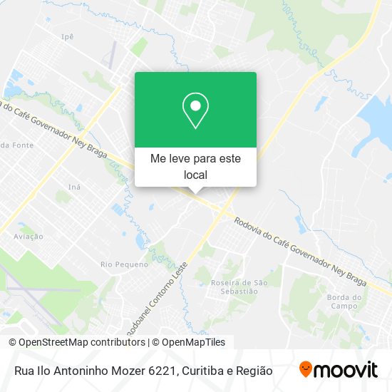 Rua Ilo Antoninho Mozer 6221 mapa