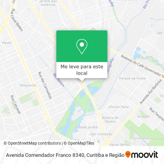 Avenida Comendador Franco 8340 mapa