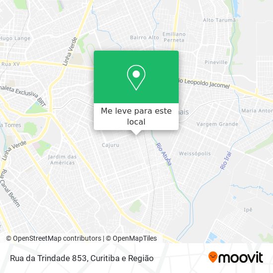 Rua da Trindade 853 mapa