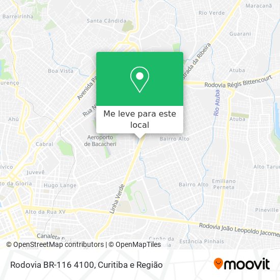 Rodovia BR-116 4100 mapa