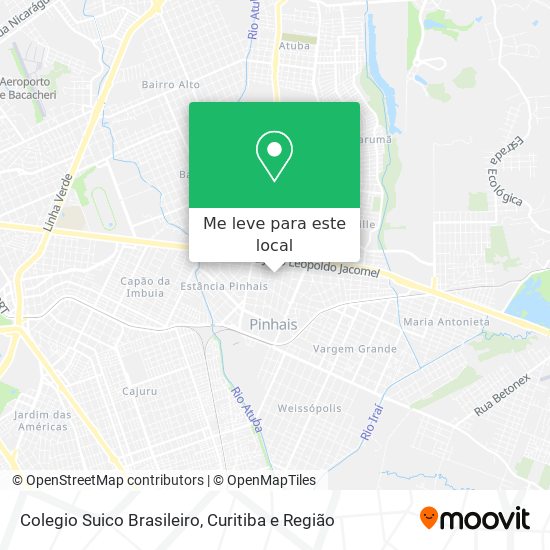 Colegio Suico Brasileiro mapa