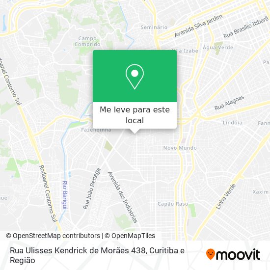 Rua Ulisses Kendrick de Morães 438 mapa